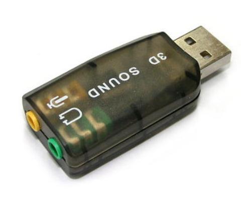 USB2.0 CH5.1 Audio Adaptor (USB to 2x3.5mm Audio Jack)